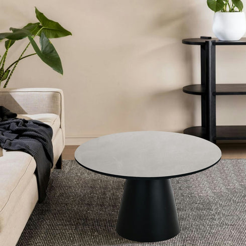 Round Coffee Table Tango ø80x40 - Light Grey